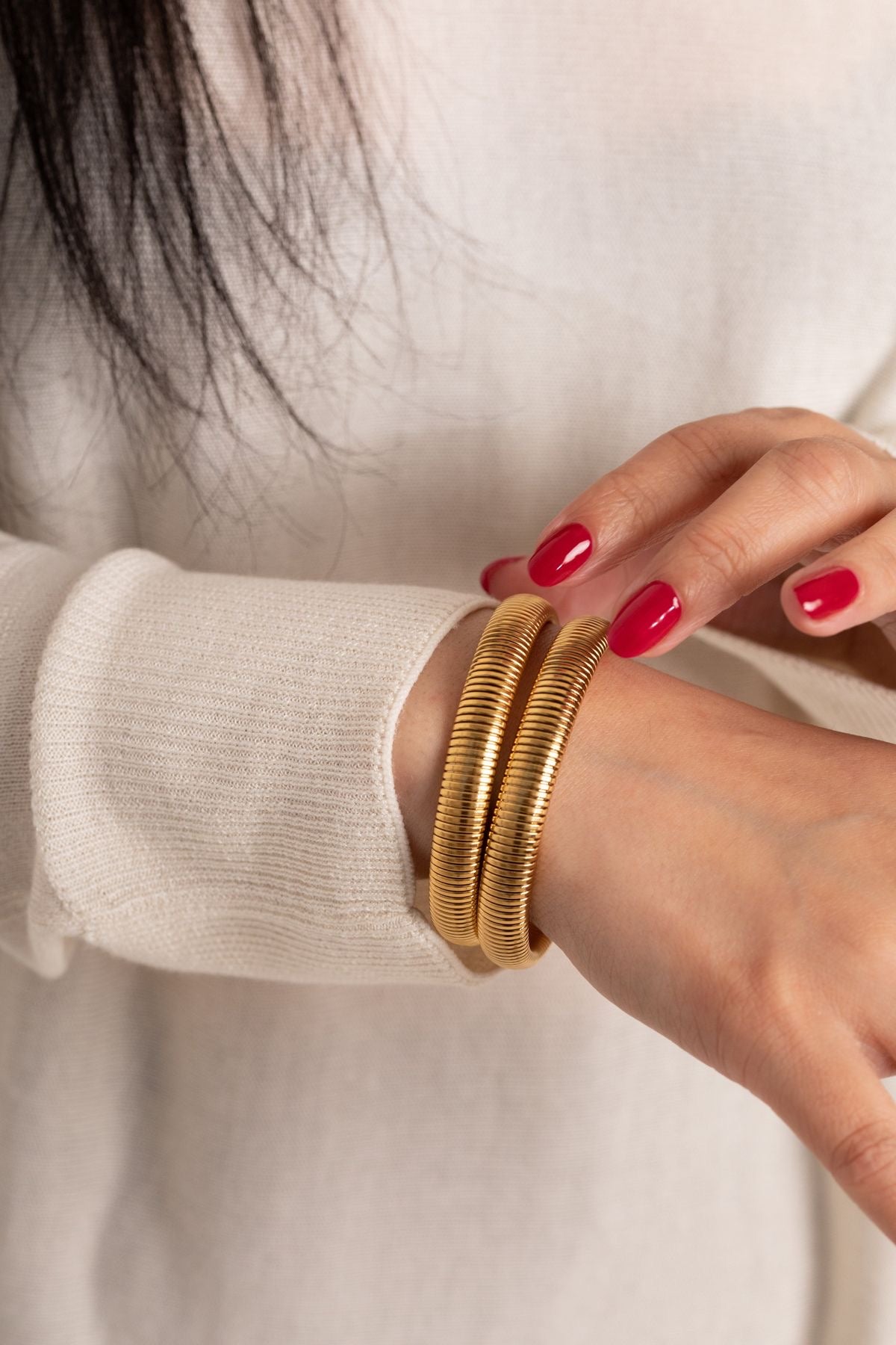 Statement Viper Bracelet - 18K Gold Coated