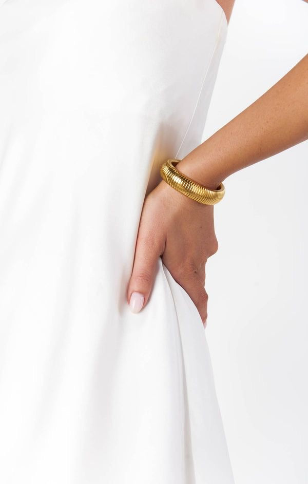 Statement Viper Bracelet - 18K Gold Coated