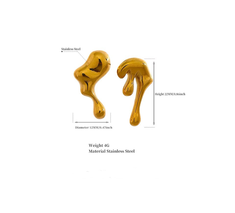 Drip mismatched Earrings