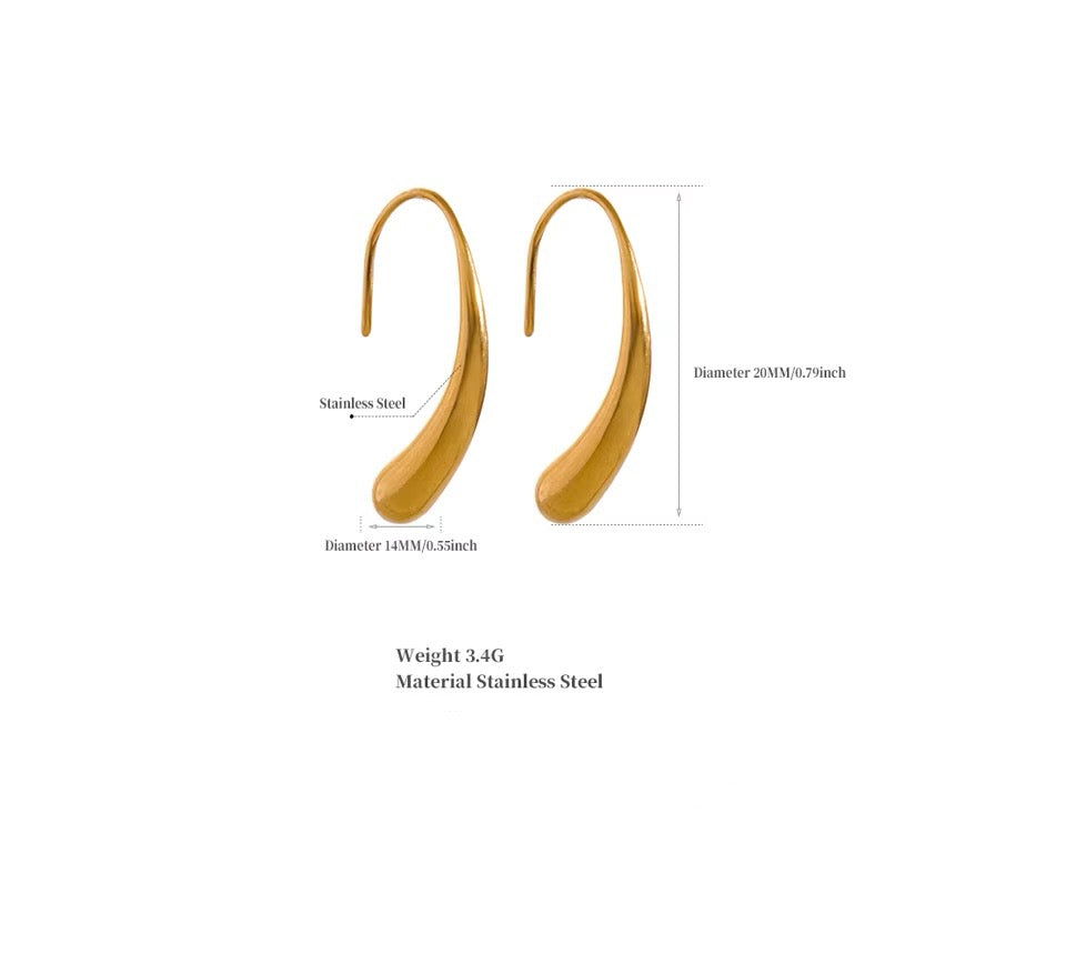 Tear drop earrings