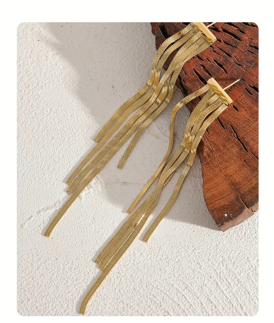 Tassel Drama Earrings