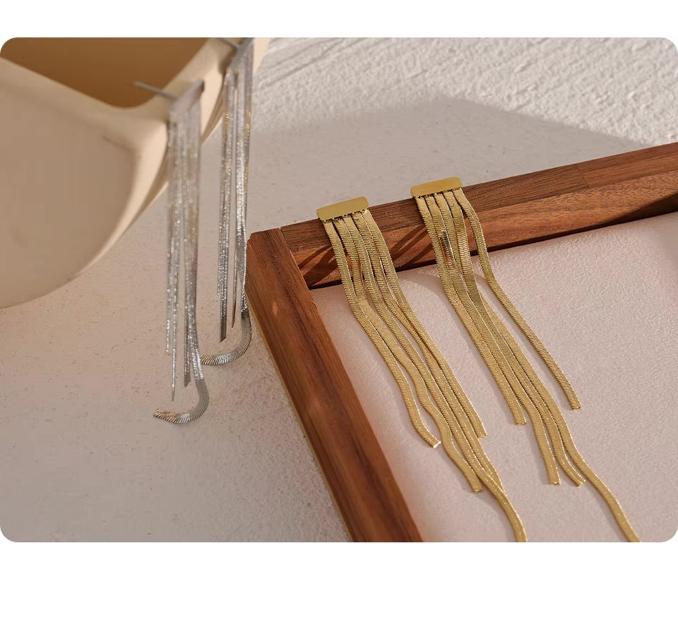 Tassel Drama Earrings