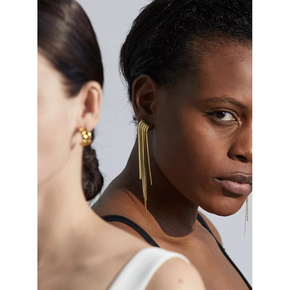 Tassel Drama Earrings