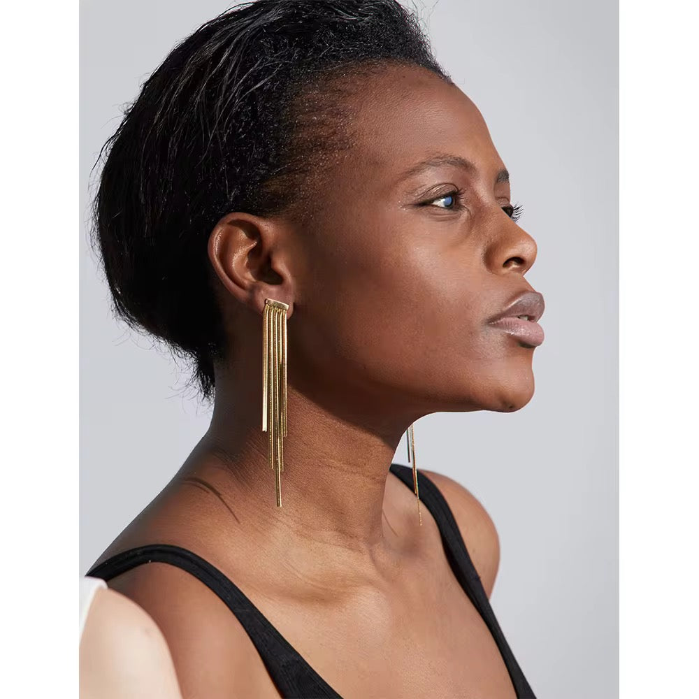 Tassel Drama Earrings