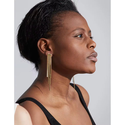 Tassel Drama Earrings