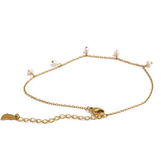 Seaside Pearl Anklet