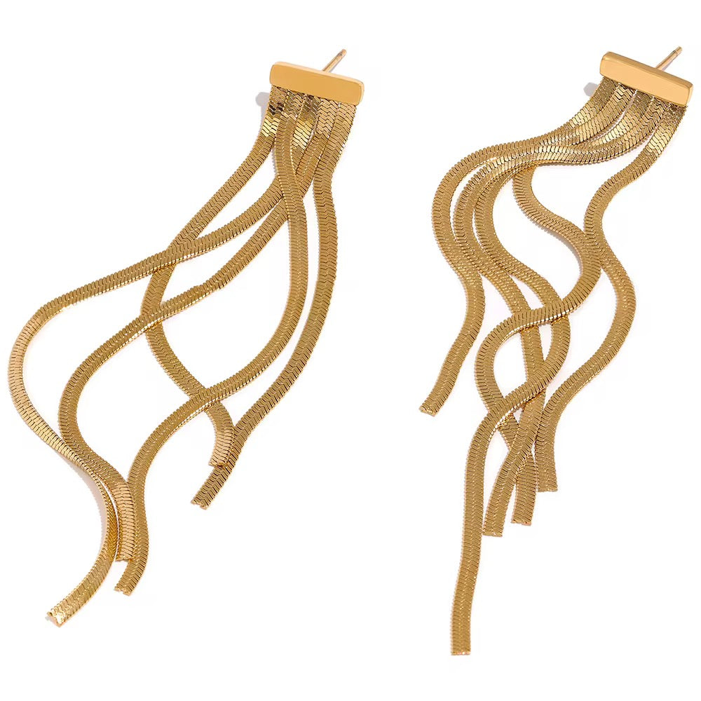 Tassel Drama Earrings