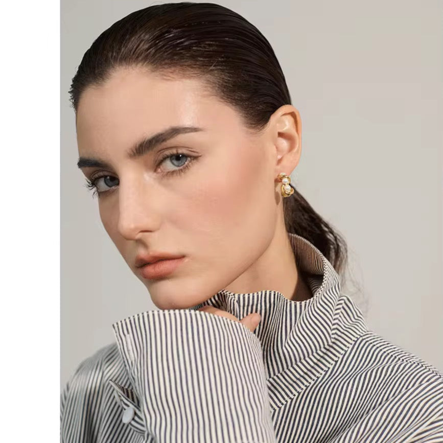 Golden Knot Earrings