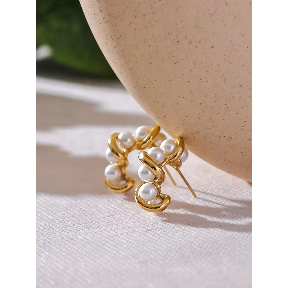 Golden Knot Earrings