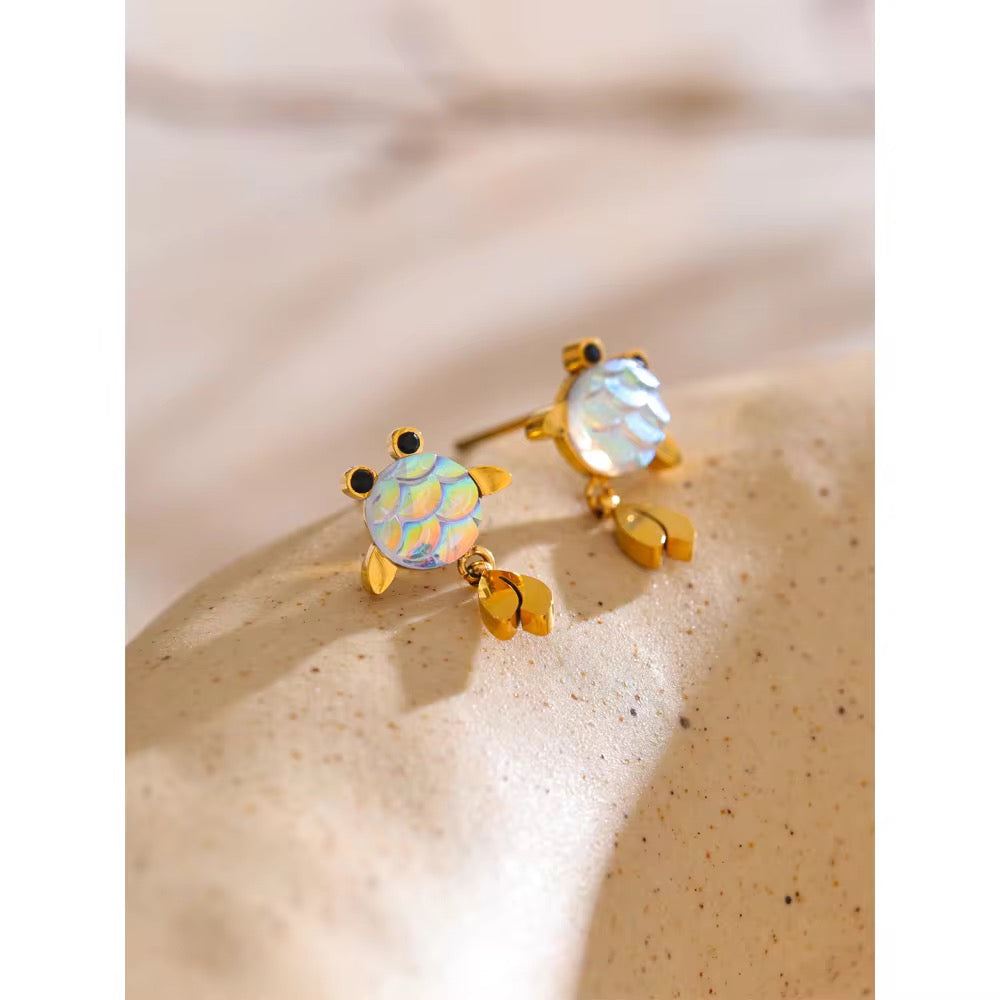 Glimmer Fish Earrings