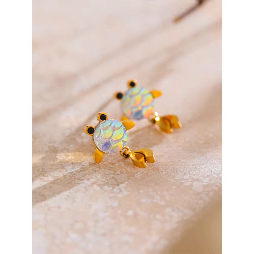 Glimmer Fish Earrings