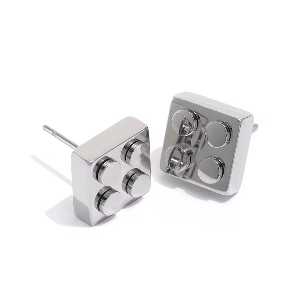 Quatro block earrings