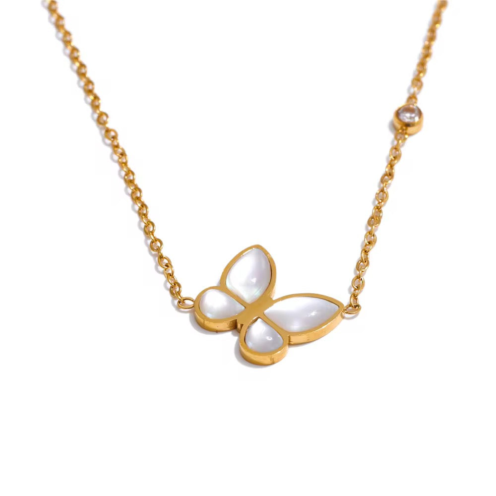 Winged Sparkle Necklace