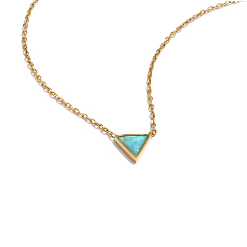 Blue Opal Necklace