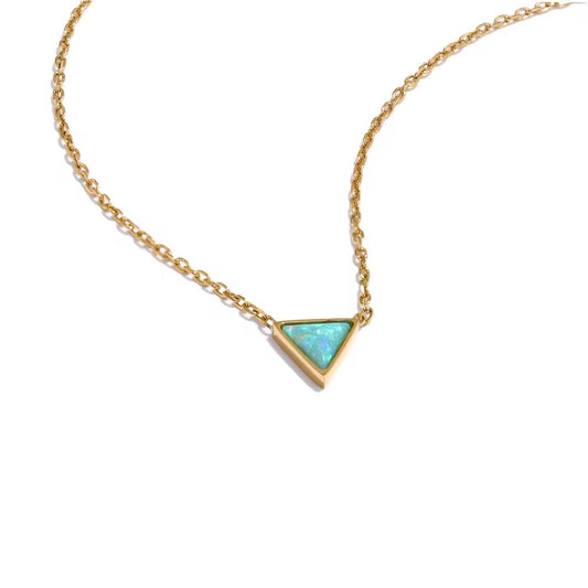 Blue Opal Necklace