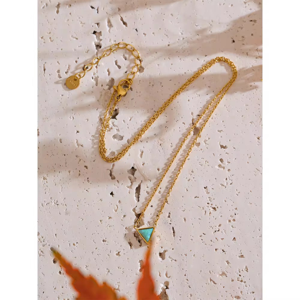 Blue Opal Necklace