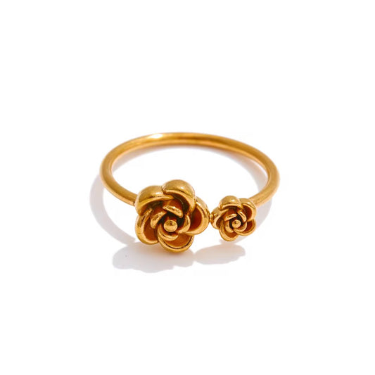 Twin Rosette Ring