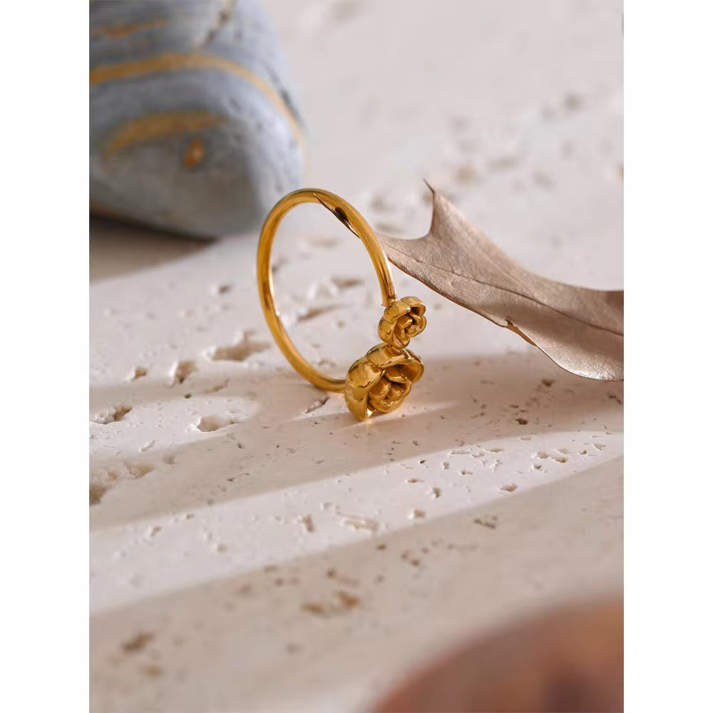 Twin Rosette Ring