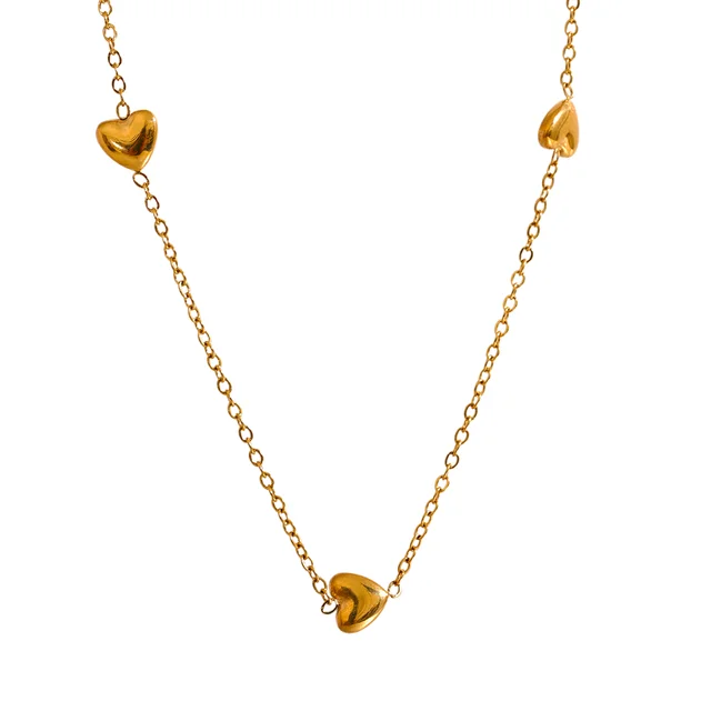Heart Beat Necklace - 18K Gold Coated