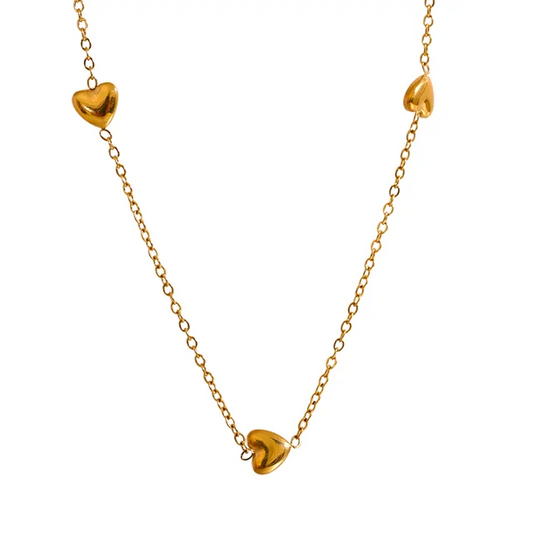 Heart Beat Necklace - 18K Gold Coated