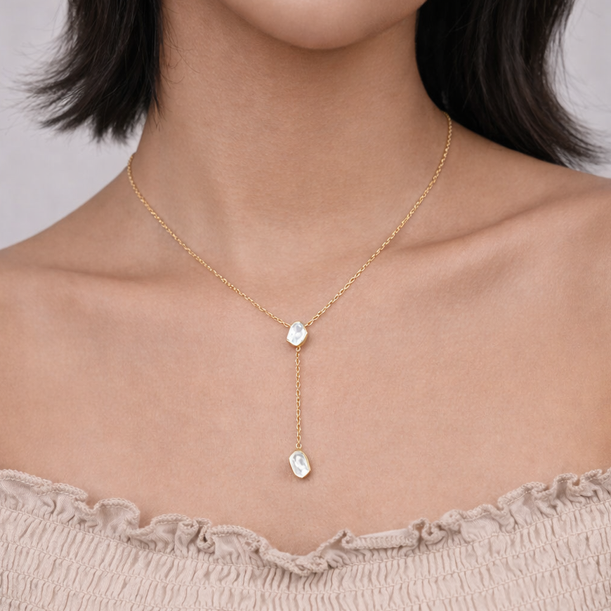 Shooting Star Pendant - Gold Plated 925 Silver