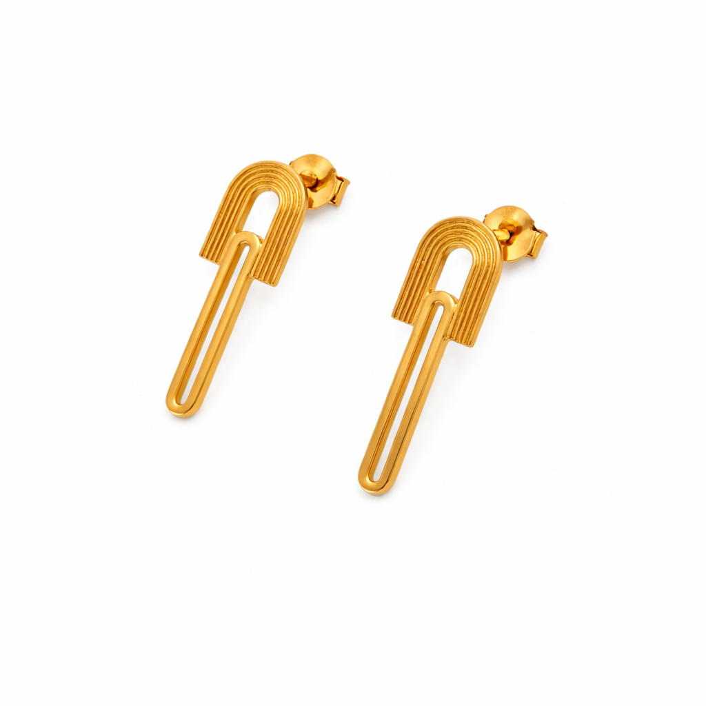 Ice Cream Studs -  24K Gold Coated