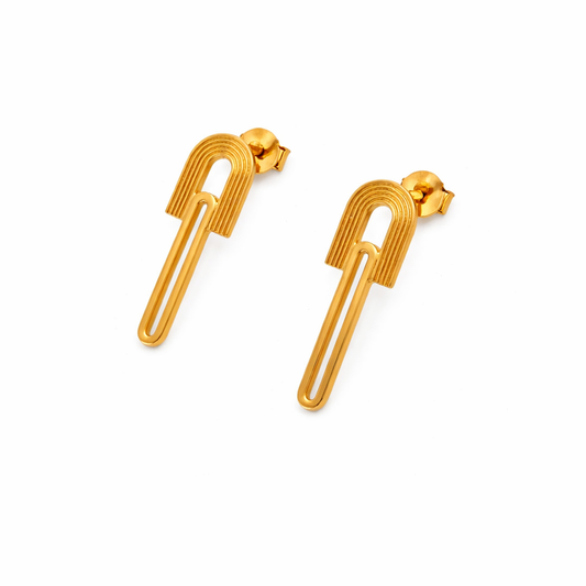 Ice Cream Studs -  24K Gold Coated
