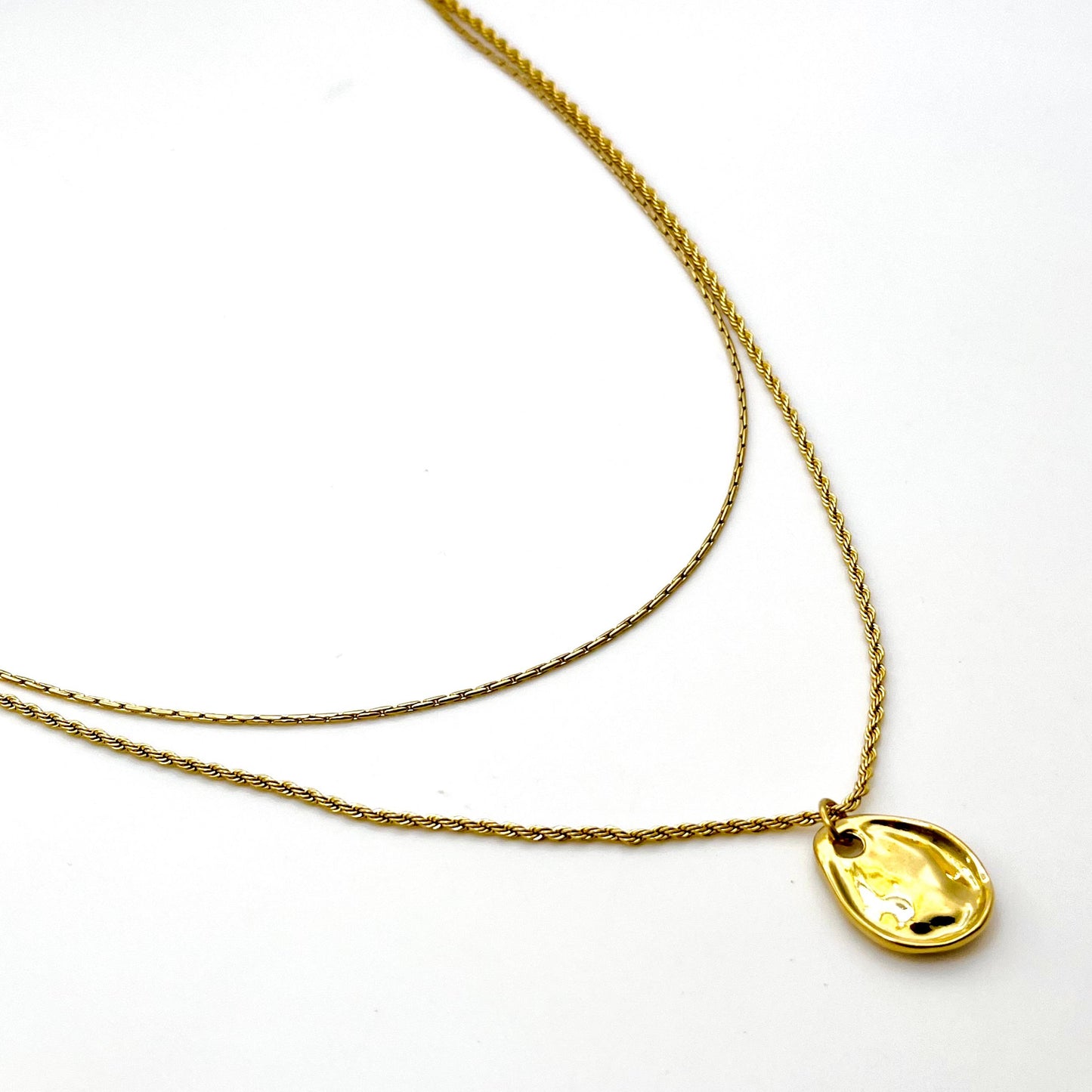 Teardrop Layer Necklace