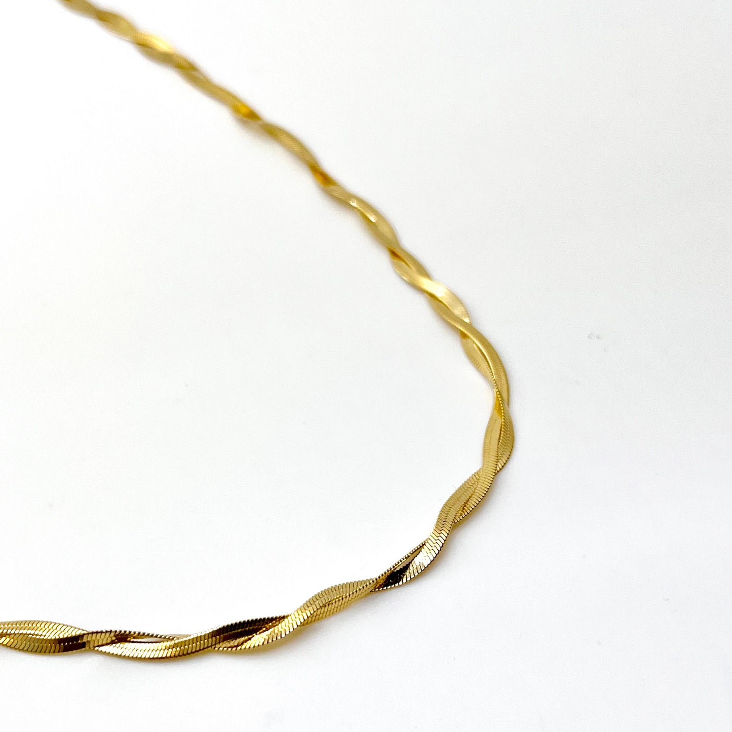Twisted Double Layer necklace