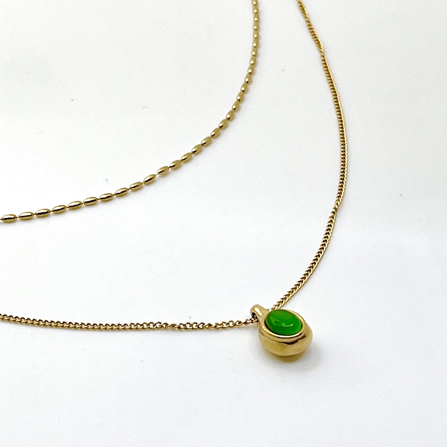 Emerald Round Double Layer