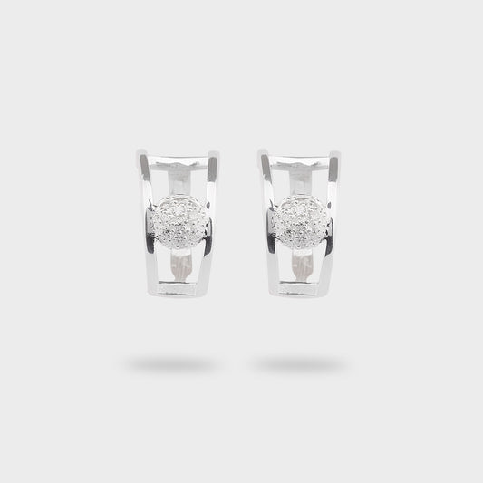 Twinkle Ball Hoop Earring