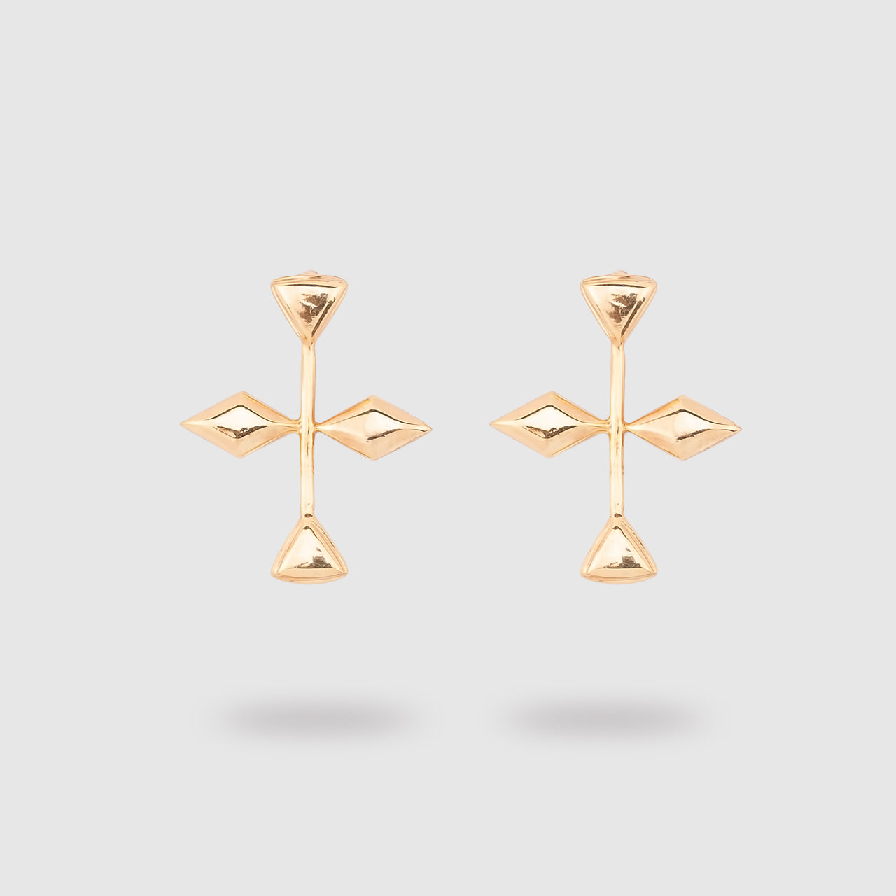 Totem Danglers - Gold Coated 930 Silver