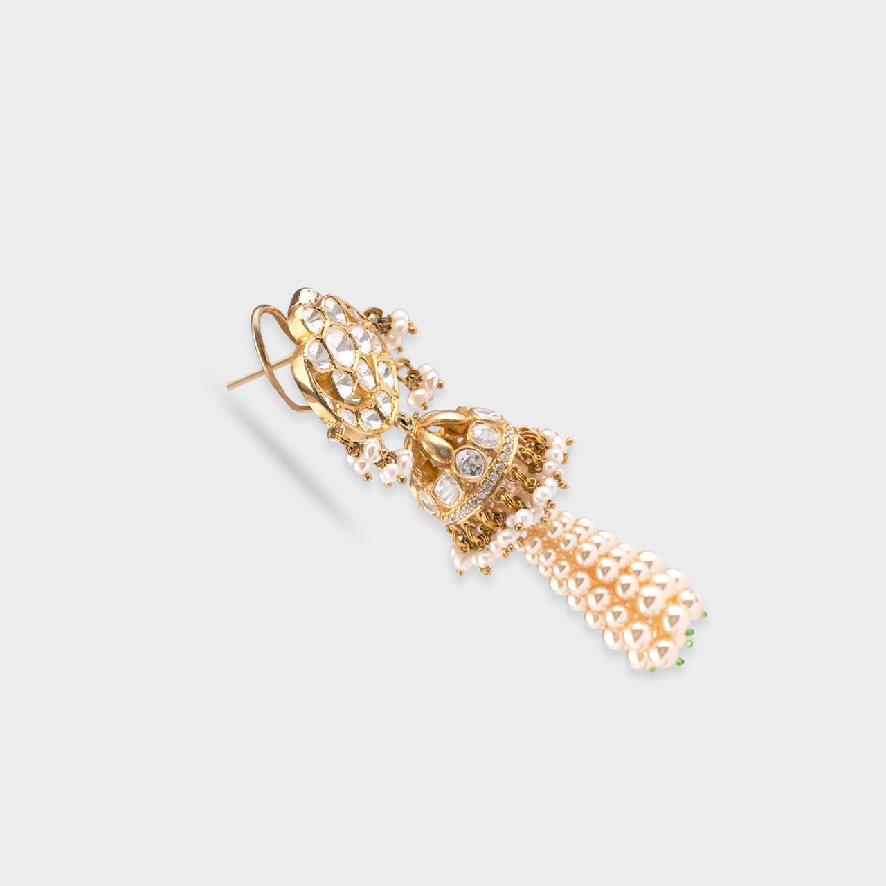 Moonshine Pearl Tassel - Gold Plated 925 Silver