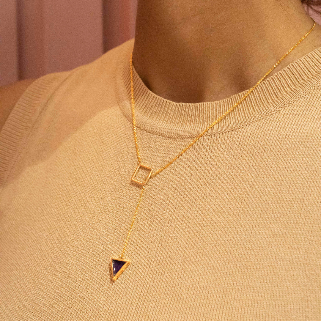 Abyss Loop - Gold Coated Pendant