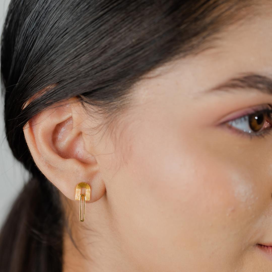 Ice Cream Studs -  24K Gold Coated