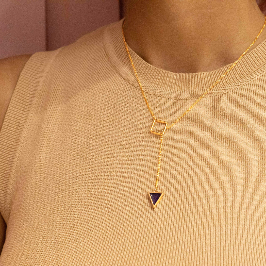 Abyss Loop - Gold Coated Pendant