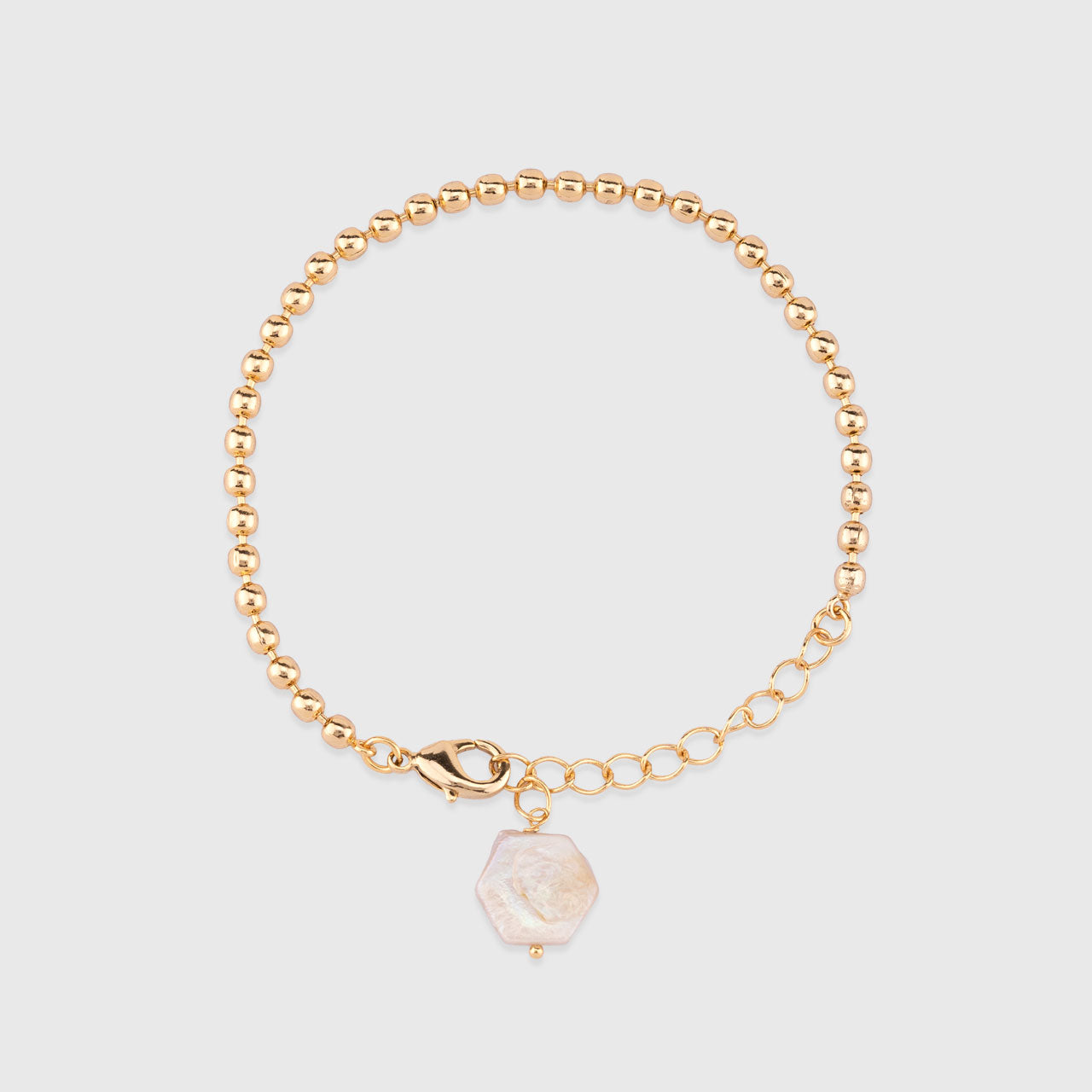 The Pearl Drip - Gold Coated Bracelet