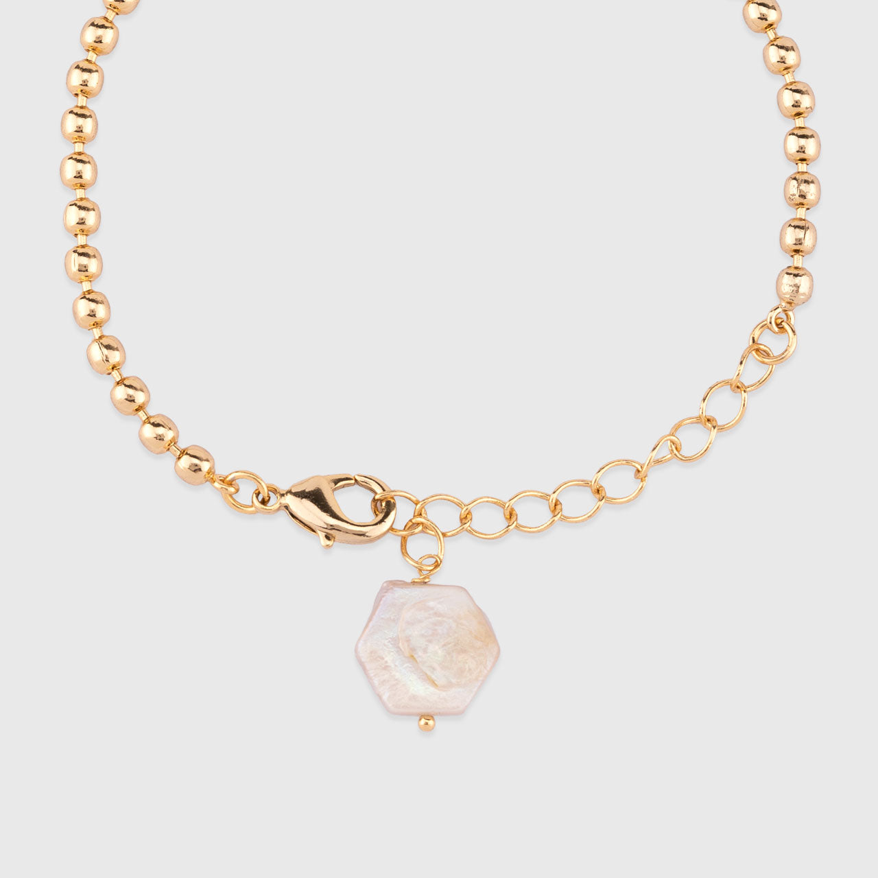 The Pearl Drip - Gold Coated Bracelet