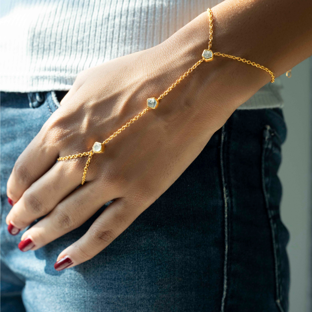 Follow me Bracelet - Gold Plated 925 Silver