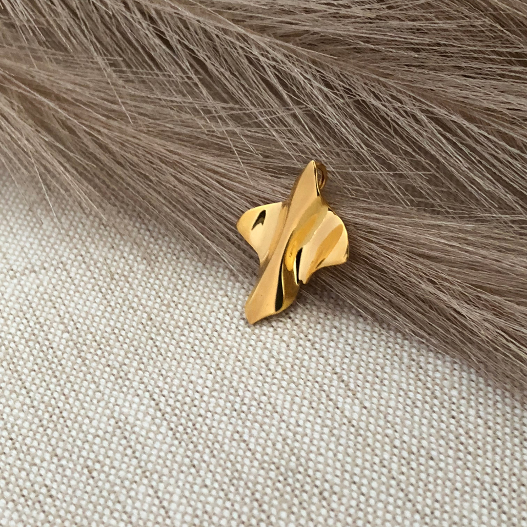 Magic Fold Pendant -  24K Gold Coated