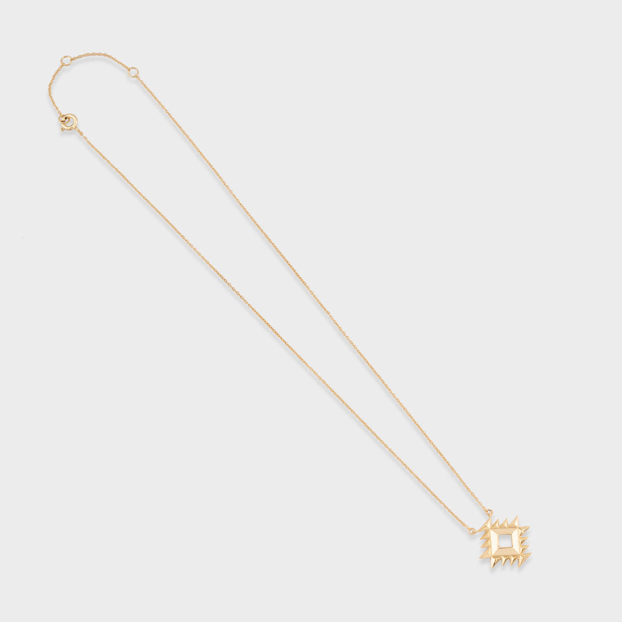 Cactus Flower Chain - Gold Coated 930 Silver