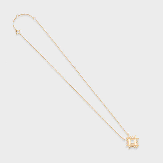 Cactus Flower Chain - Gold Coated 930 Silver