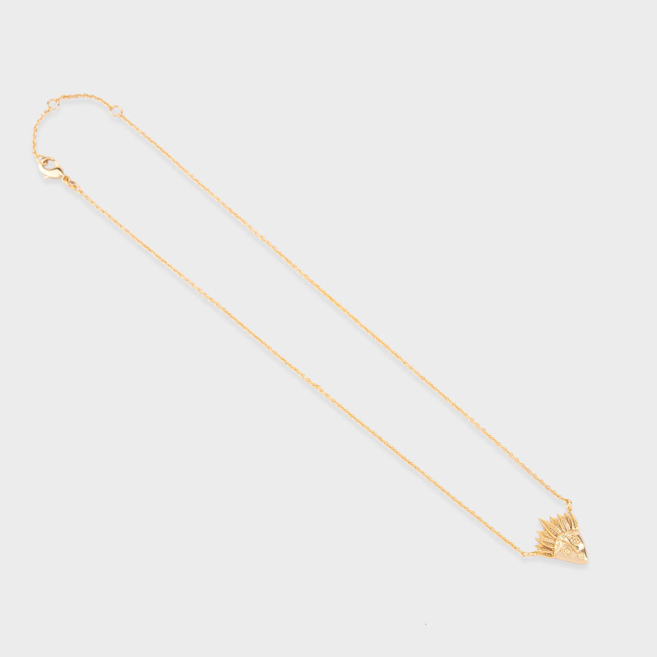 Citlalee Mask Pendant - Gold Coated 930 Silver