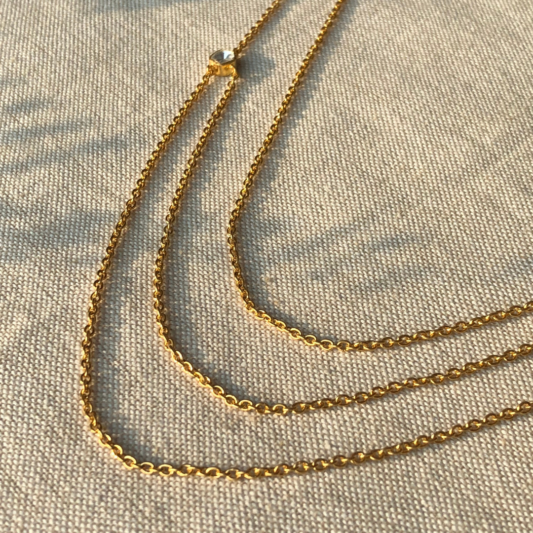 Poise Polki Choker - Gold Plated 925 Silver