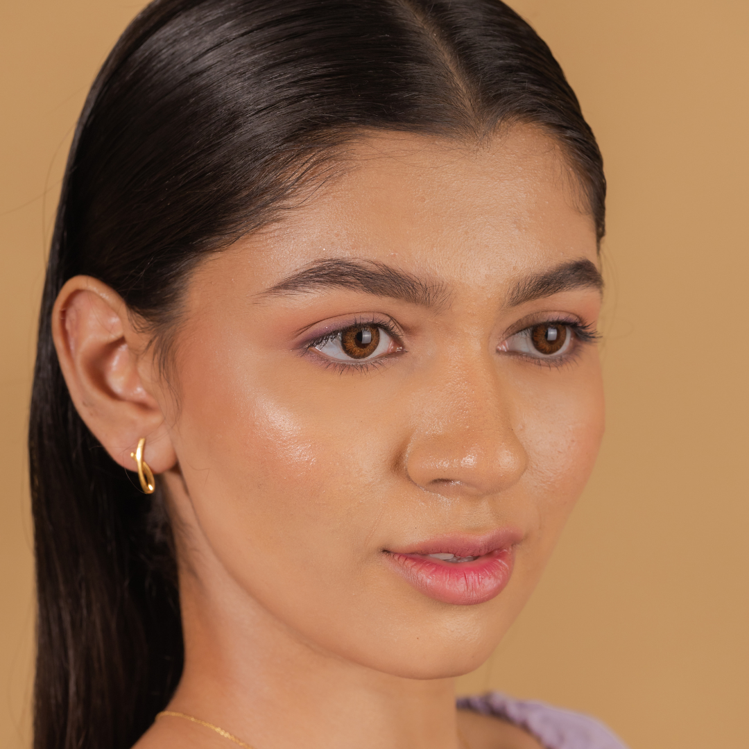 Alpha Studs -  24K Gold Coated
