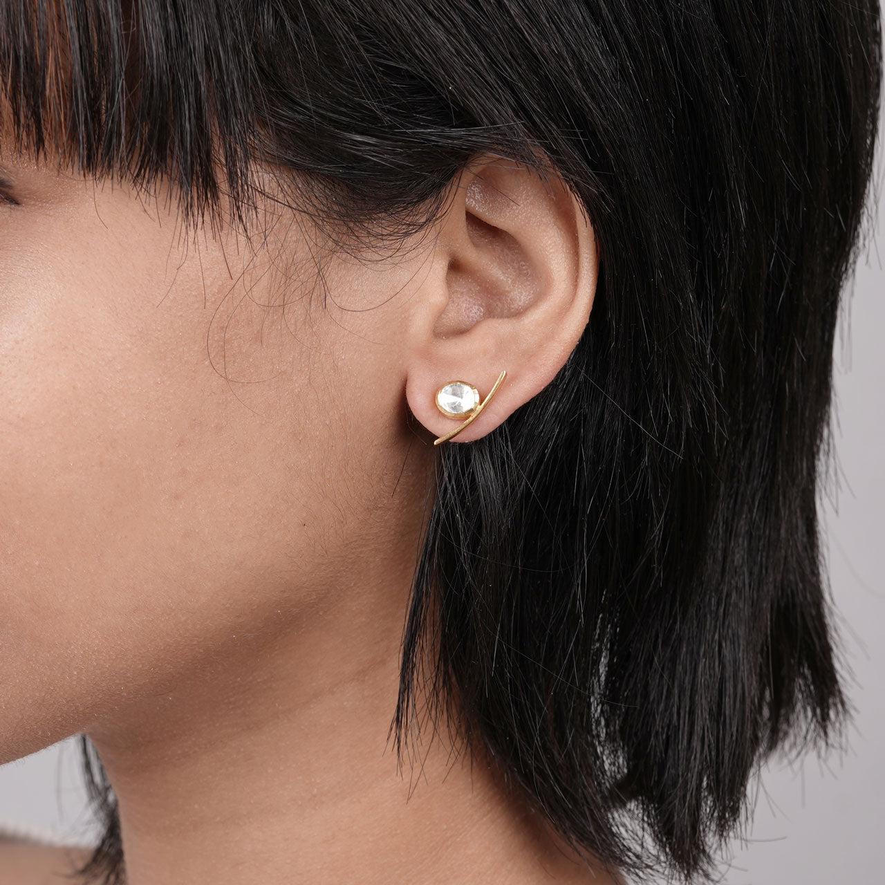 Kink Studs - Gold Plated 925 Silver