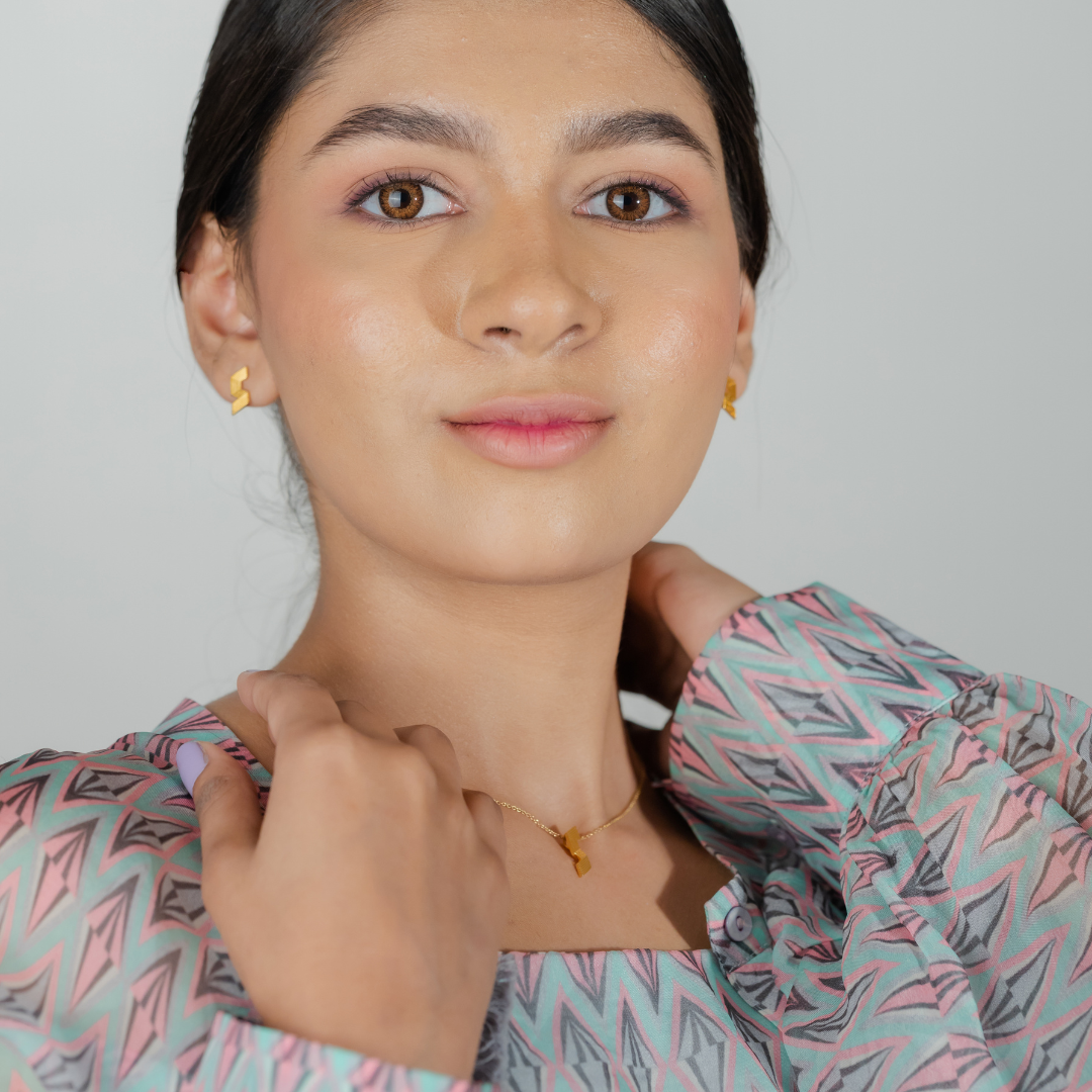 She-ro Pendant -  24K Gold Coated