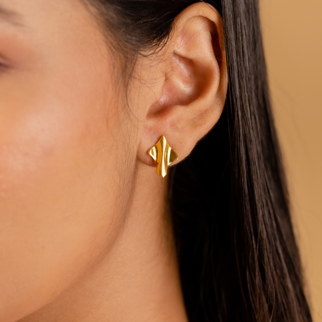 Soaring Studs - 24K Gold Coated