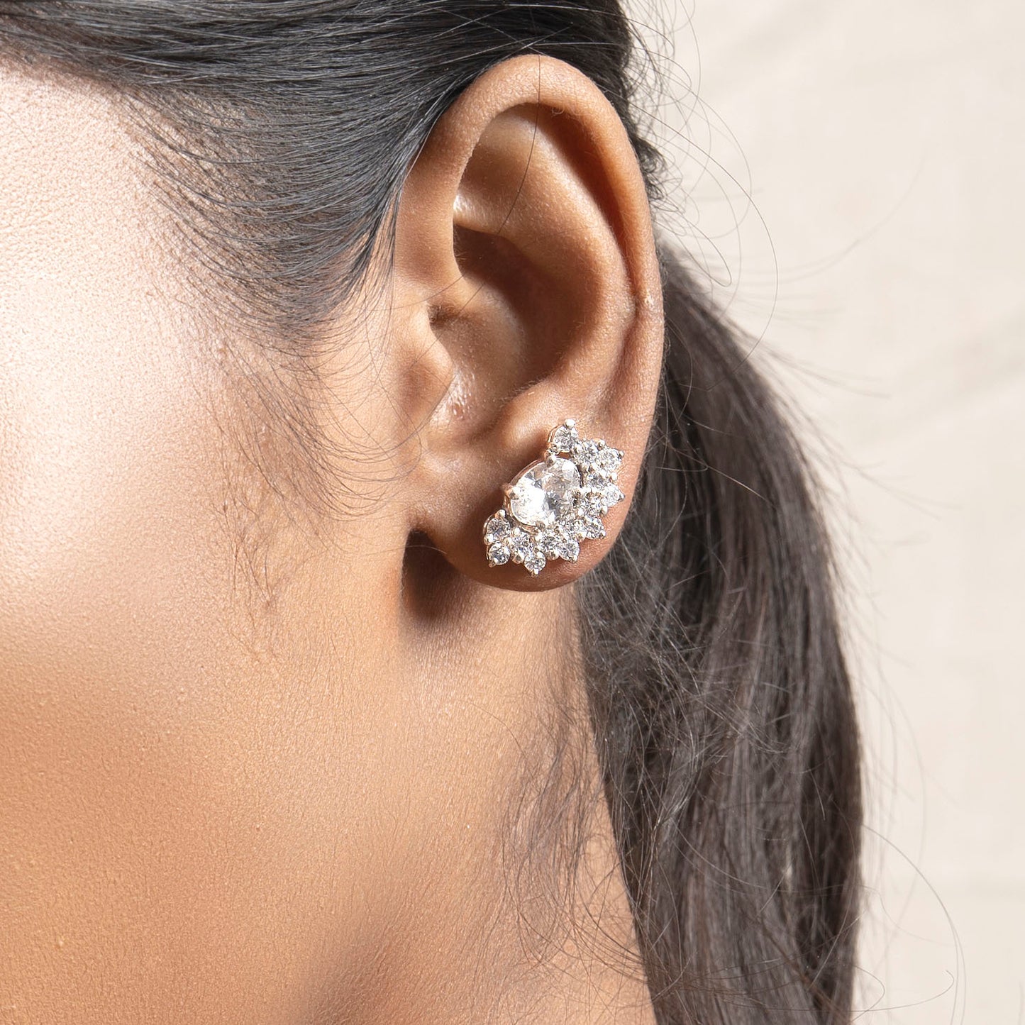 Shimmering Half Moon - 930 Recycled Silver