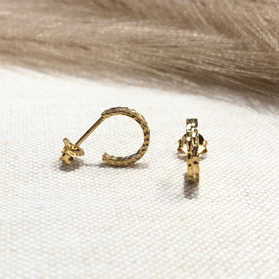 Crushed Half Hoops